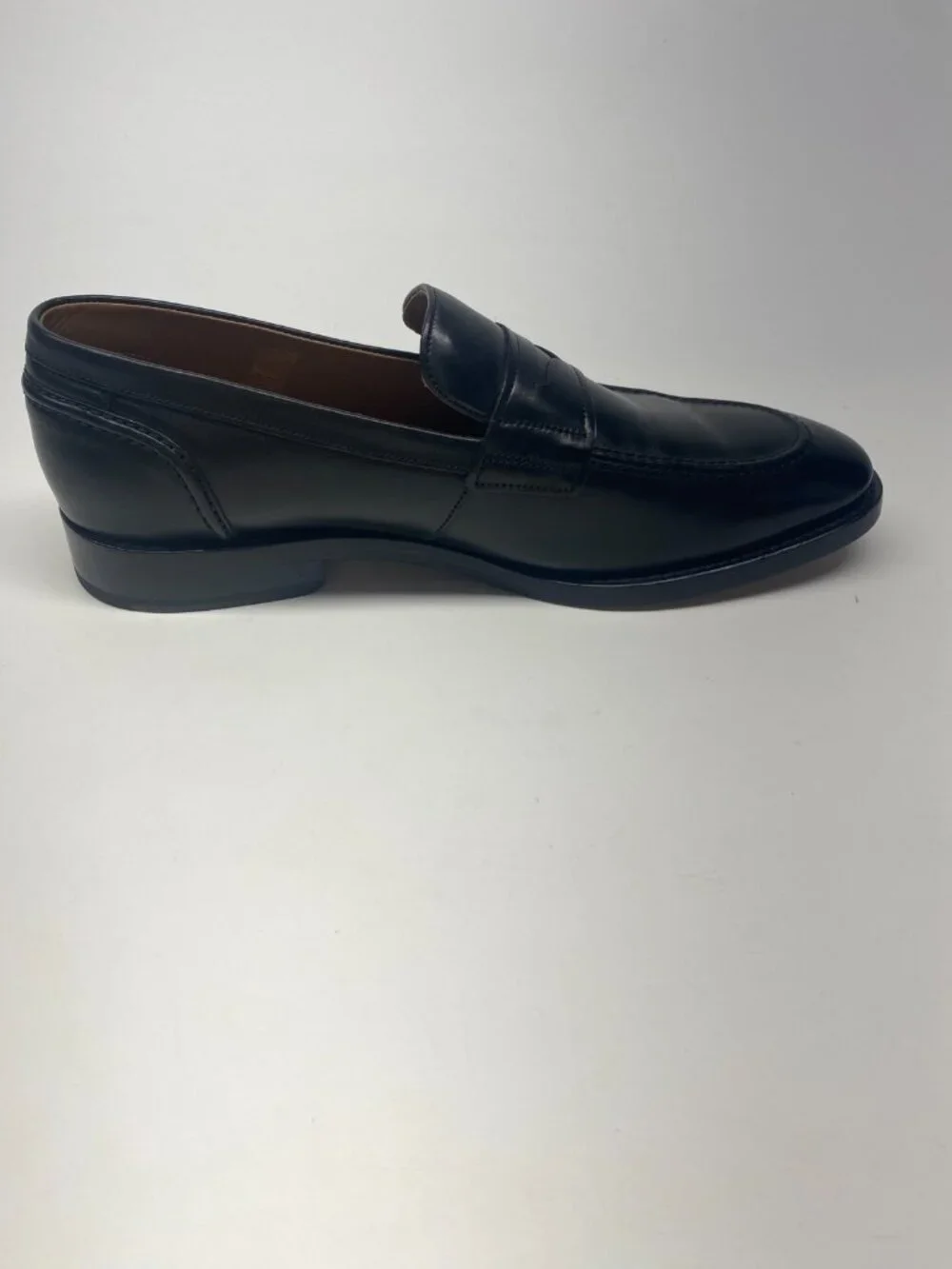 Allen Edmonds Mens RANDOLPH Slip-On Penny Loafers Black Leather Size 10.5 D